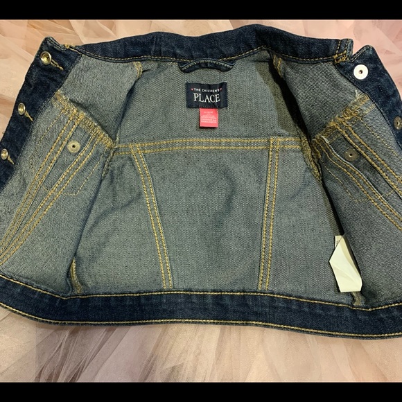 The Children’ Place Blue Jean Jacket Baby Girl - Picture 3 of 5